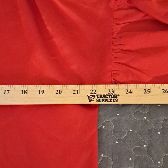 Express red cold shoulder blouse size medium - Picture 6 of 6